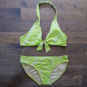 Green 2 piece bikini